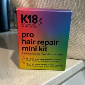 NEW!! K18 pro hair repair mini kit